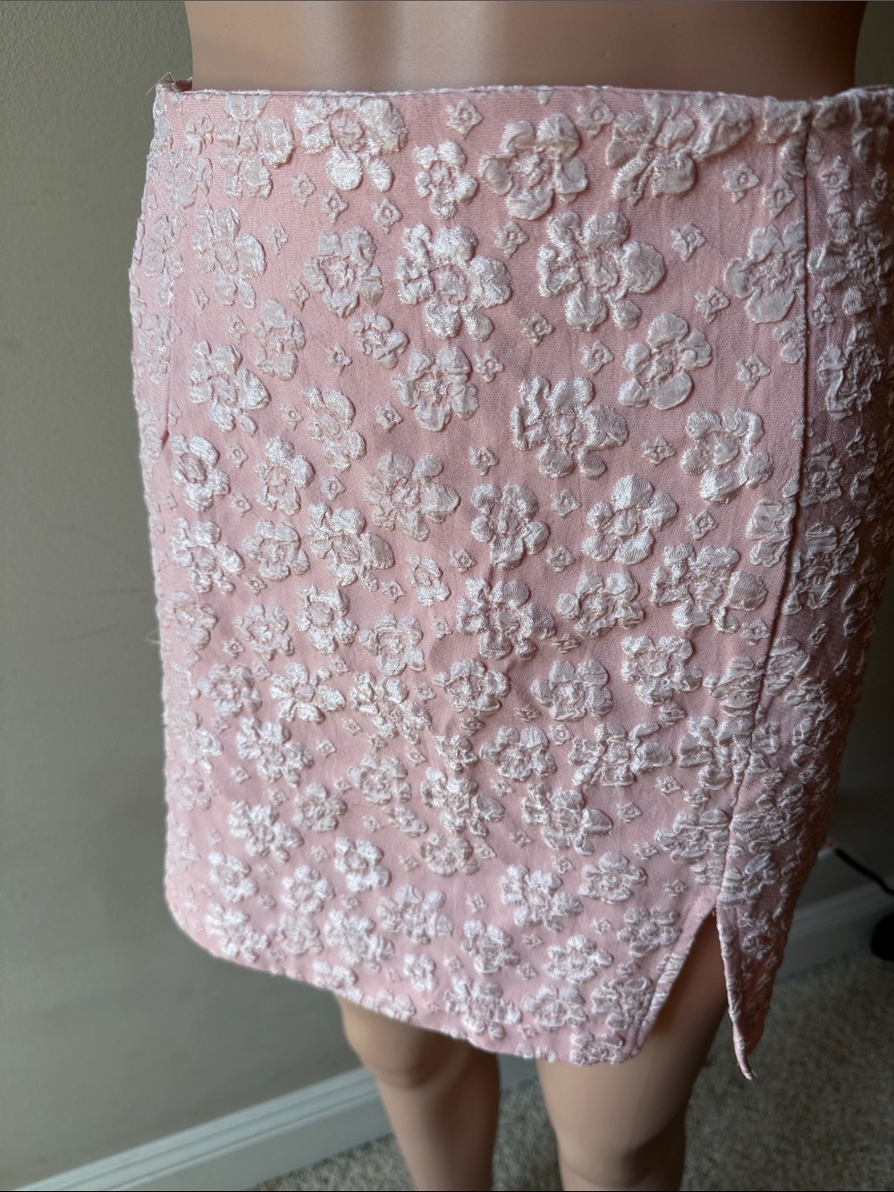 wild fable Pink Floral Embroidered Mini Dress